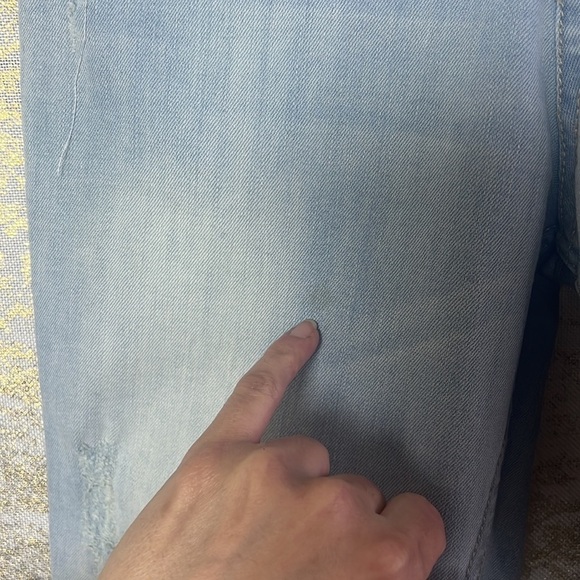 Bare Denim 91 Ice Blue Straight Skinny Leg Jeans Size 28 - Picture 16 of 16